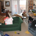 Packing up